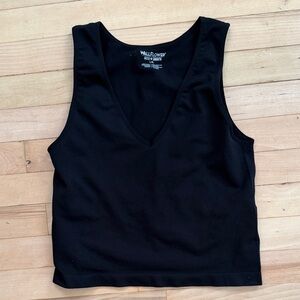 Wallflower Classic Black V-Neck Tank Top